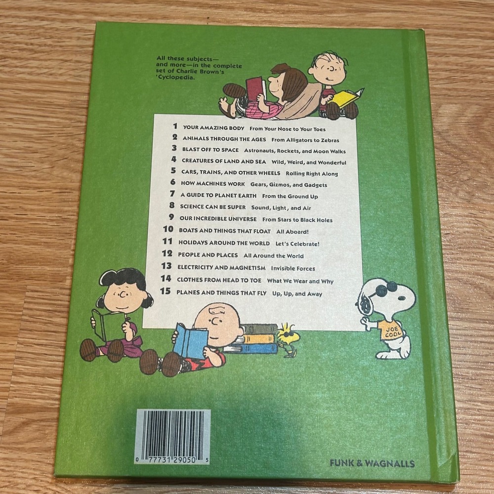Charlie Brown's Cyclopedia Vol 5 Cars Trains and Other Wheels Funk & Wagnalls - Picture 3 of 4